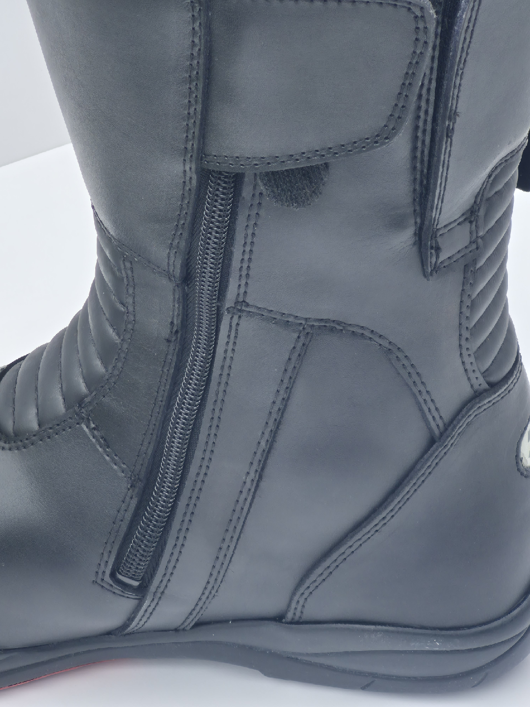 ZTX Motorcycle Riding Boots - Black - photo 5