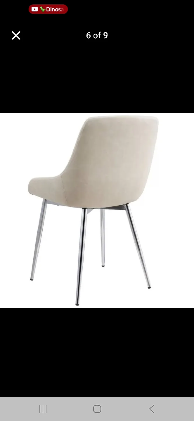 Brand new in box set of 4 modern dining chairs image indicator(4)