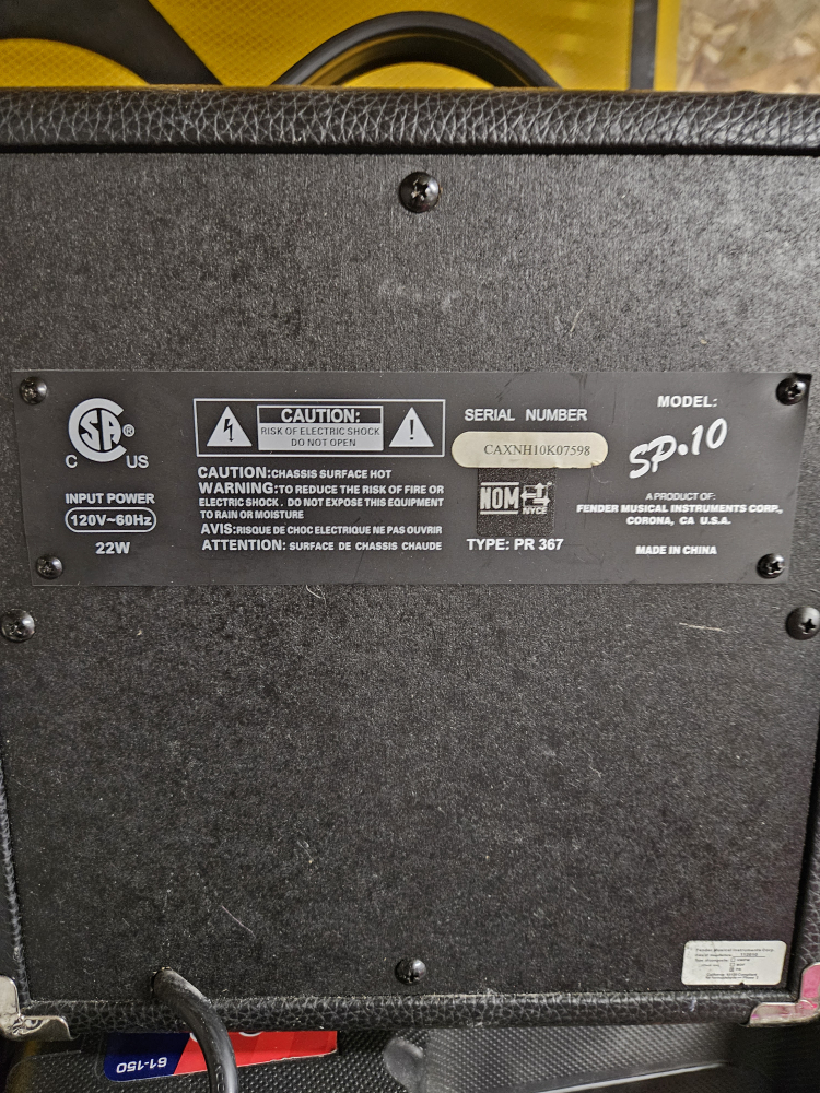 Squier SP-10 Guitar Amplifier - photo 3