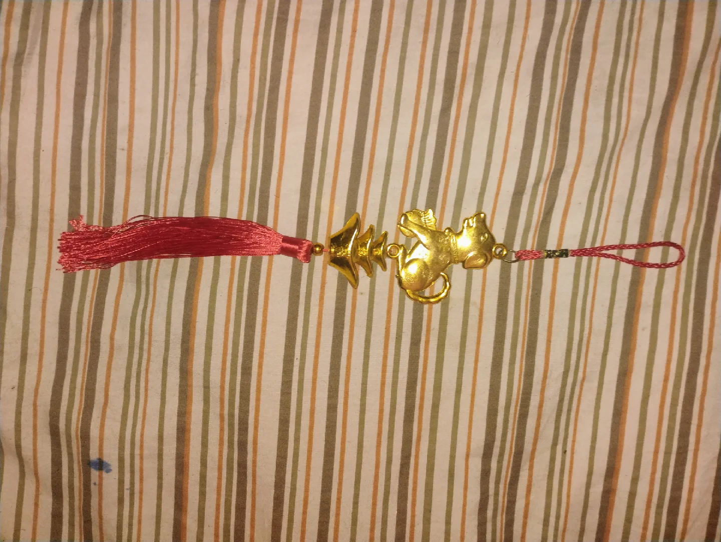 Chinese Zodiac Rat Tassel Charm thumbnail