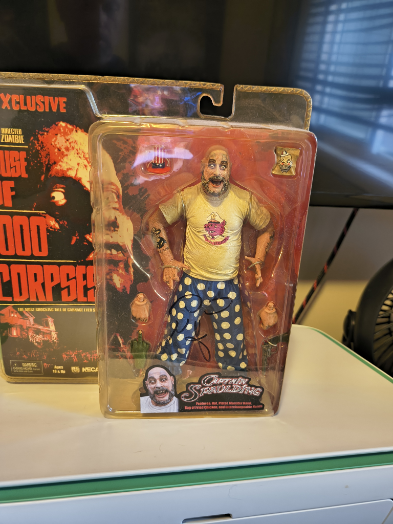Autographed Captain Spaulding Action Figure