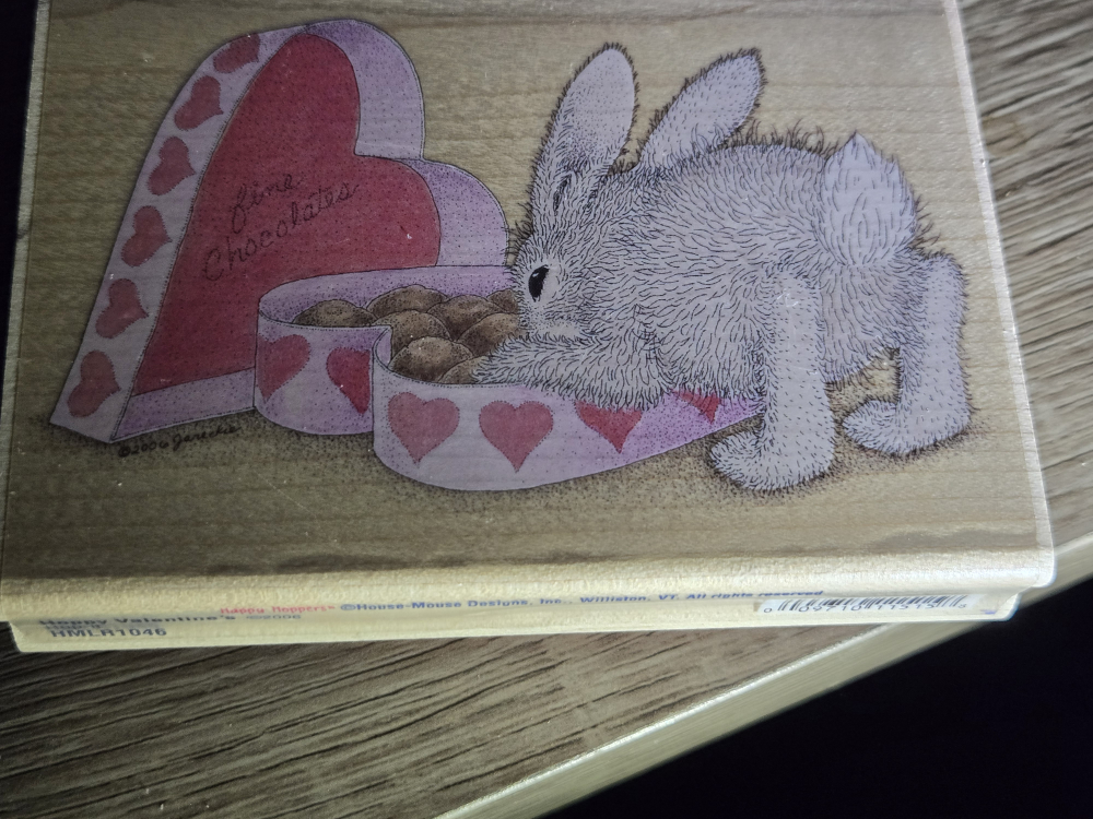 Happy Hoppers Valentine's Rubber Stamp(RETIRED)