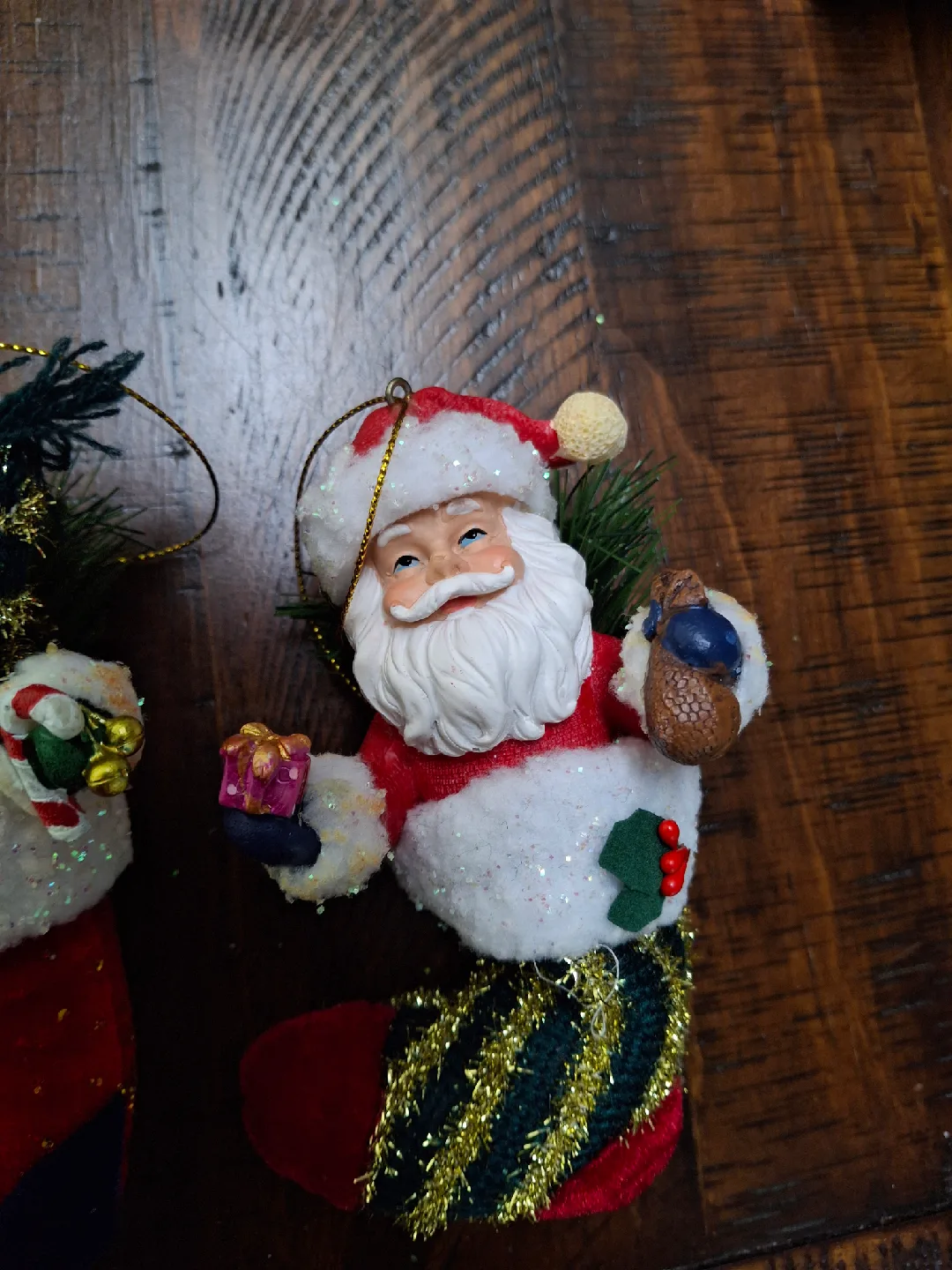3 vintage Christmas ornaments. image indicator(6)