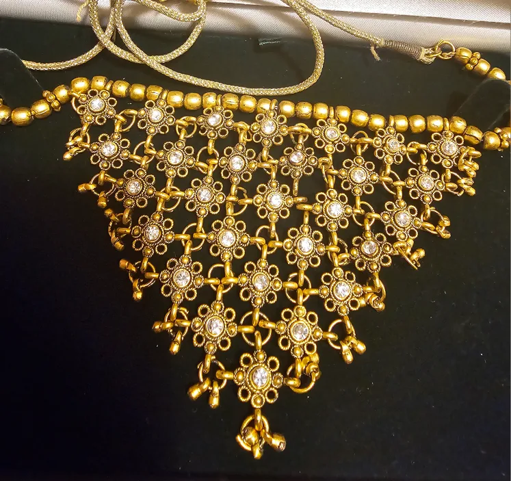 Gold-toned Statement Necklace