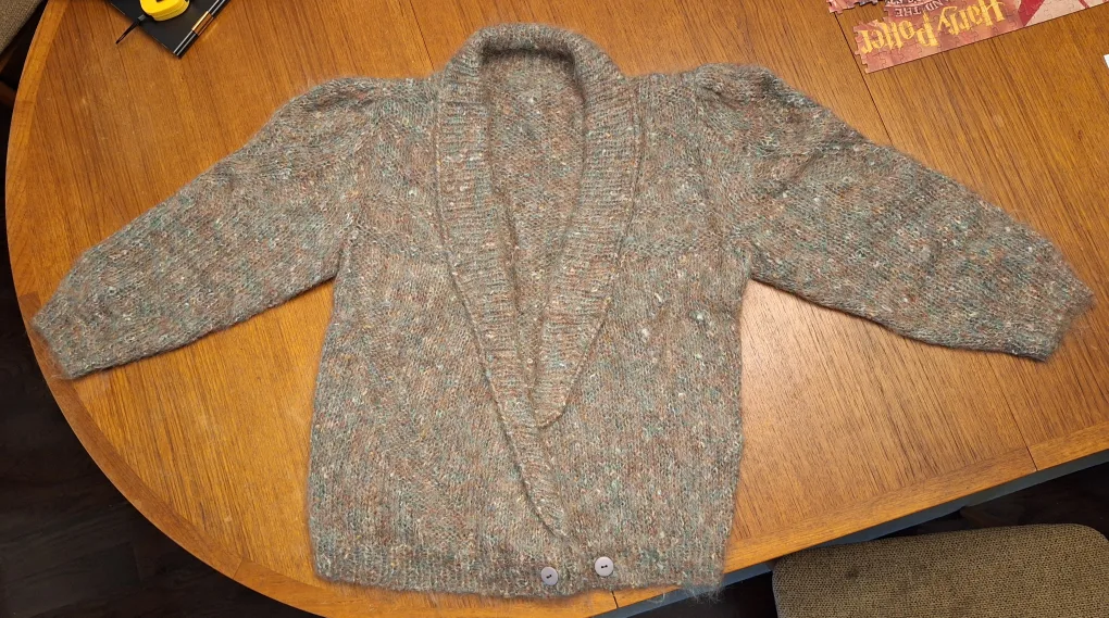 Vintage Hand-Knitted Cardigan thumbnail