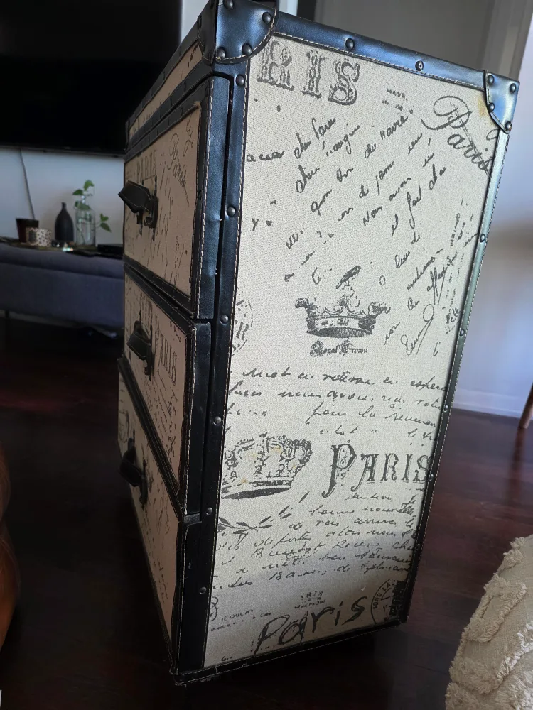 Paris Trunk Style 3-Drawer Chest image indicator(6)