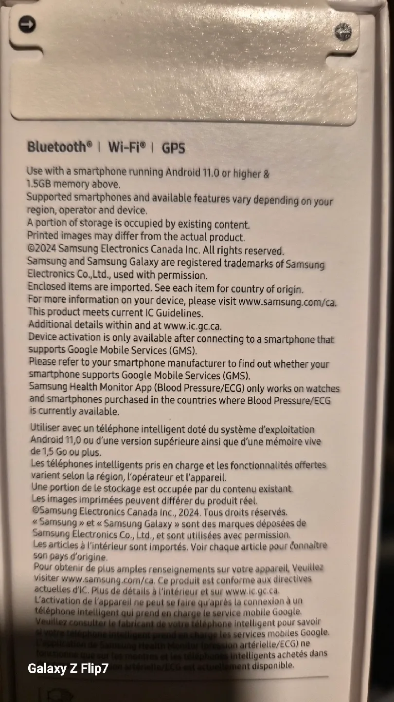 Samsung Galaxy Watch 7 - New in Box image indicator(2)