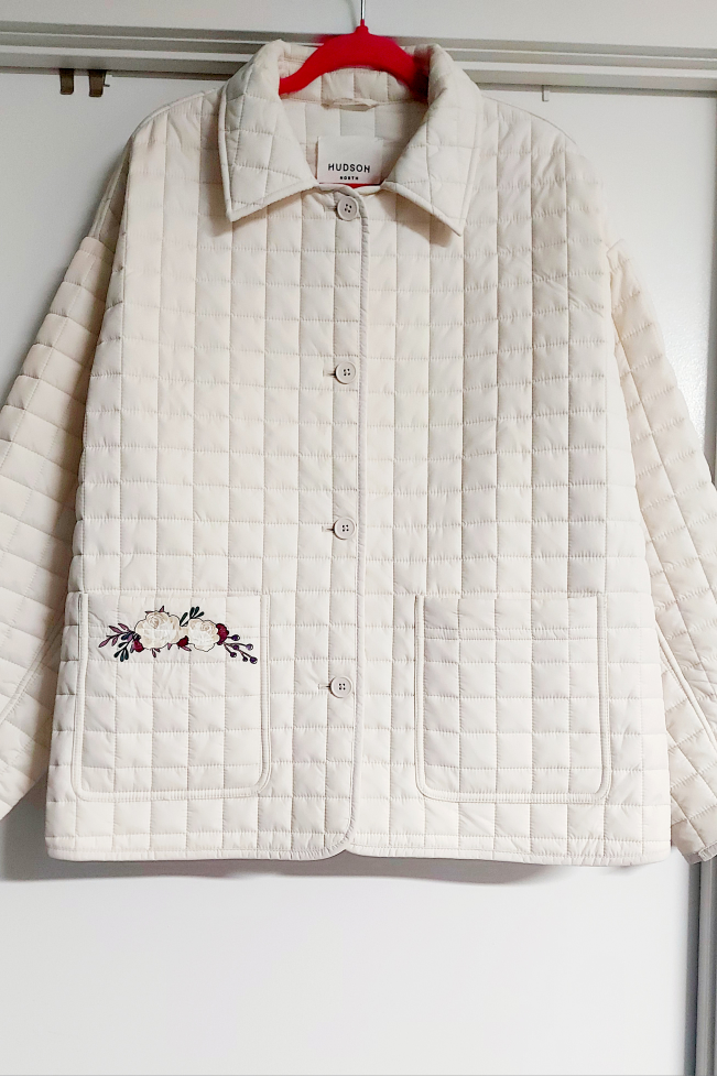 Hudson's Bay Cream Quilted Jacket