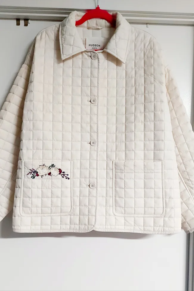 Hudson's Bay Cream Quilted Jacket thumbnail