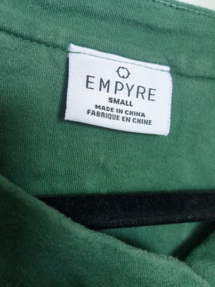 Empyre Baseball Style Green Crop Top image indicator(5)