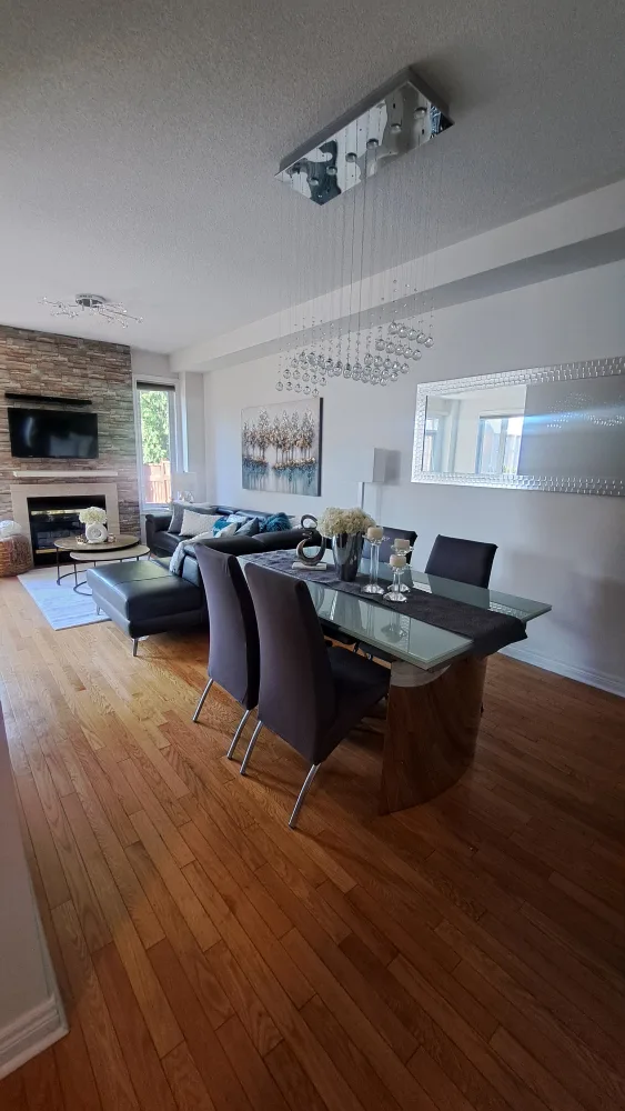 Glass modern extendable dining table image indicator(2)