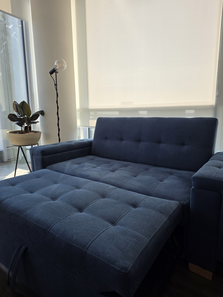 Blue Sofa Bed - Great Condition! - photo 2