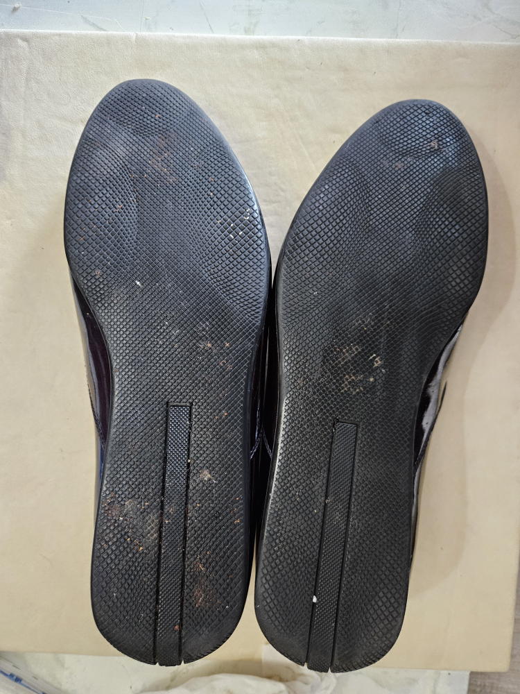 Prada Burgundy Patent Leather Loafers - photo 4