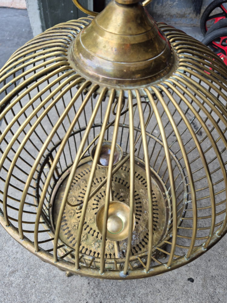 Vintage Brass Bird Cage Decor - beautiful, elegant & unique - photo 3