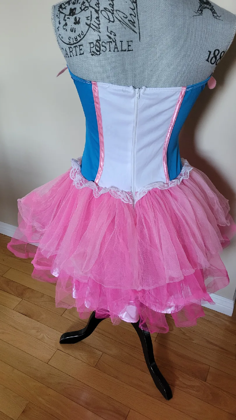 Deluxe Queen of Heart Adult Tulle Costume Size M/L Women image indicator(2)