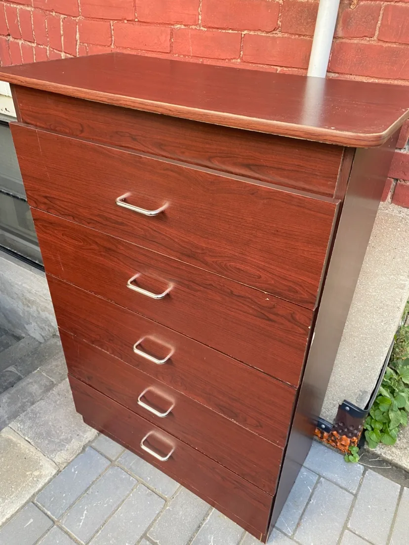 Wood 5-Drawer Dresser thumbnail