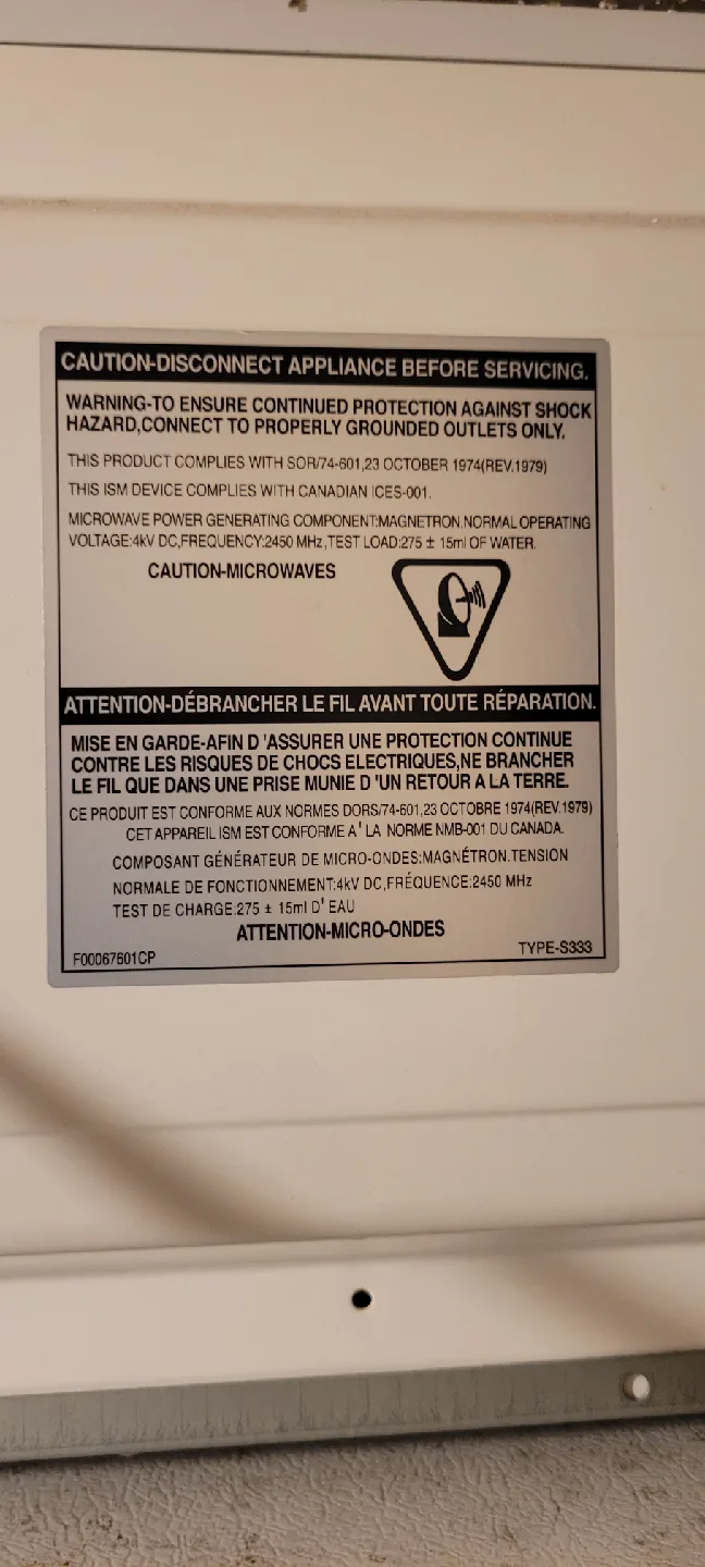 Large Panasonic 1200W High Power Inverter Microwave image indicator(3)