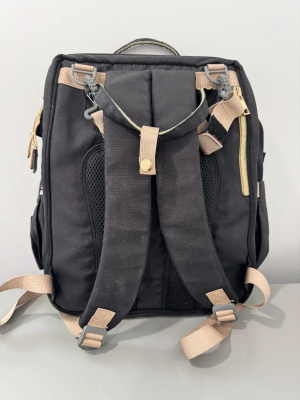 DeBug Black Diaper Bag Backpack image indicator(2)