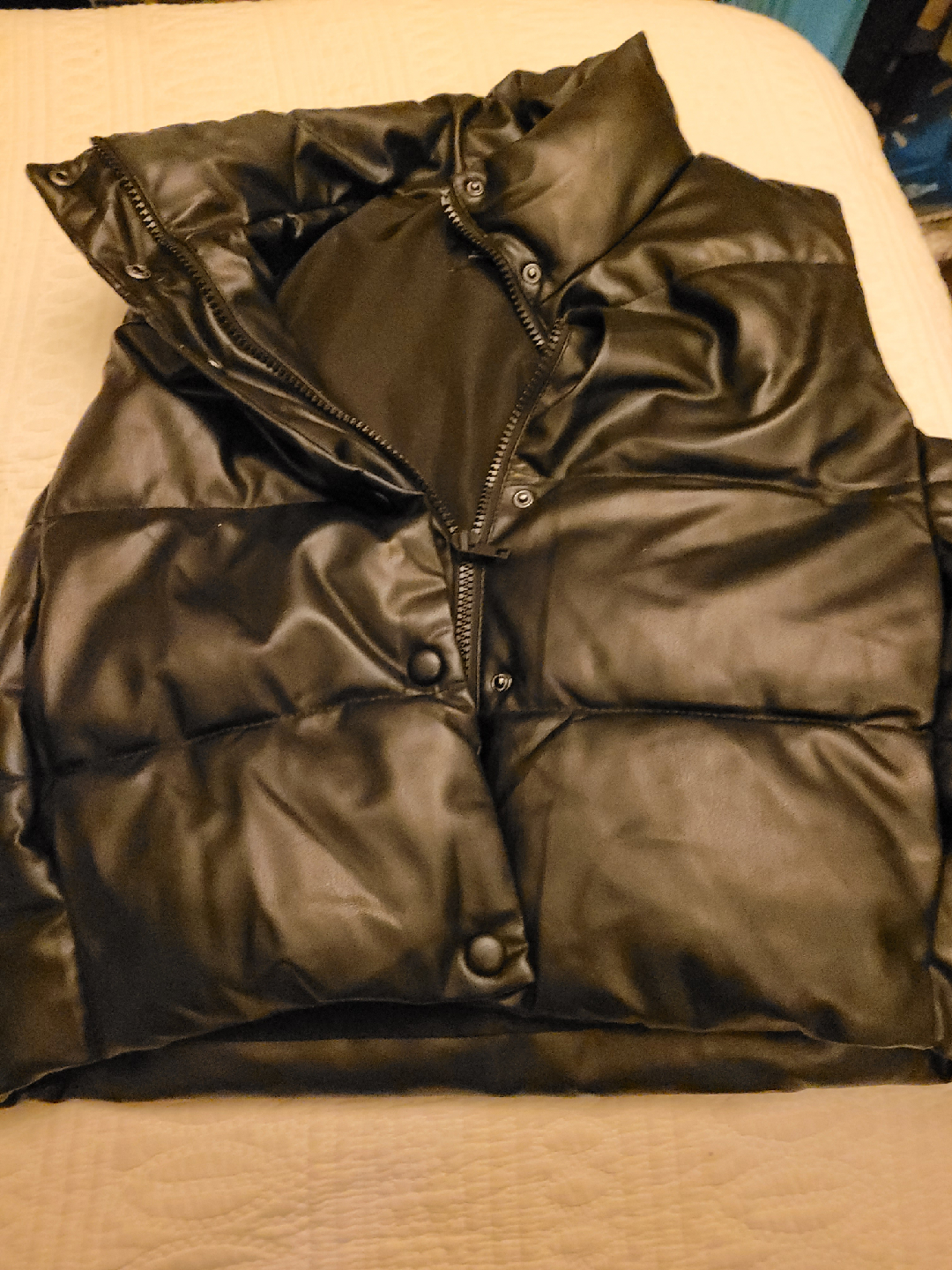 Zara Black Puffer Vest - Size M - photo 2