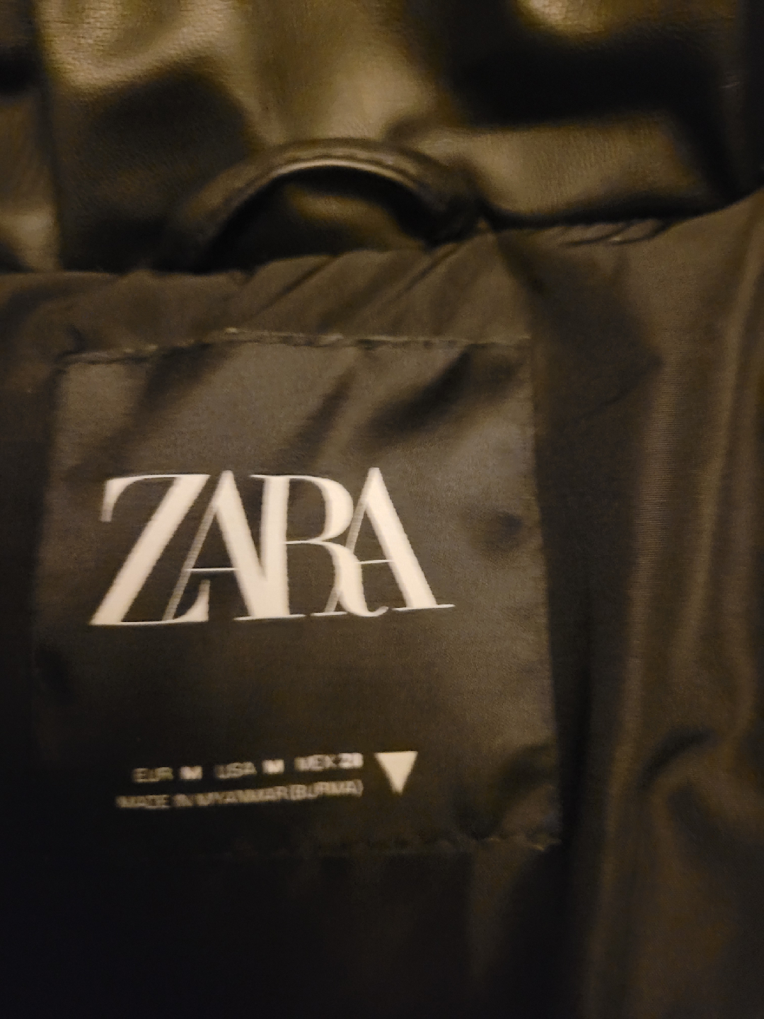 Zara Black Puffer Vest - Size M - photo 3