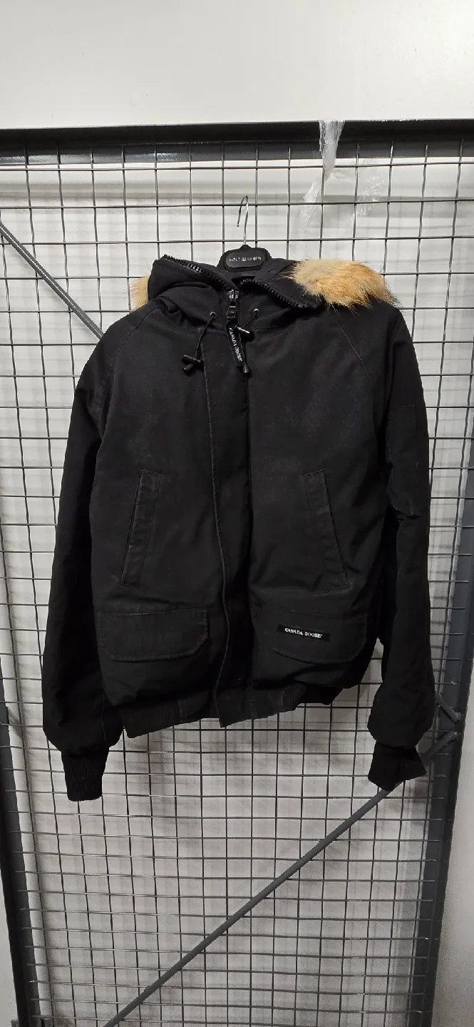 Canada Goose Bomber Jacket - Black, Size Small Mens image indicator(2)