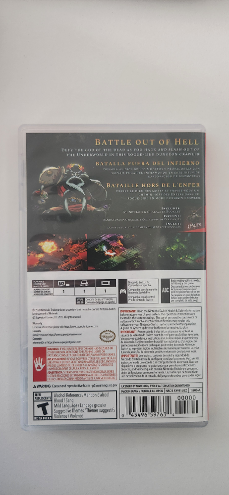 Hades - Nintendo Switch Game - photo 3