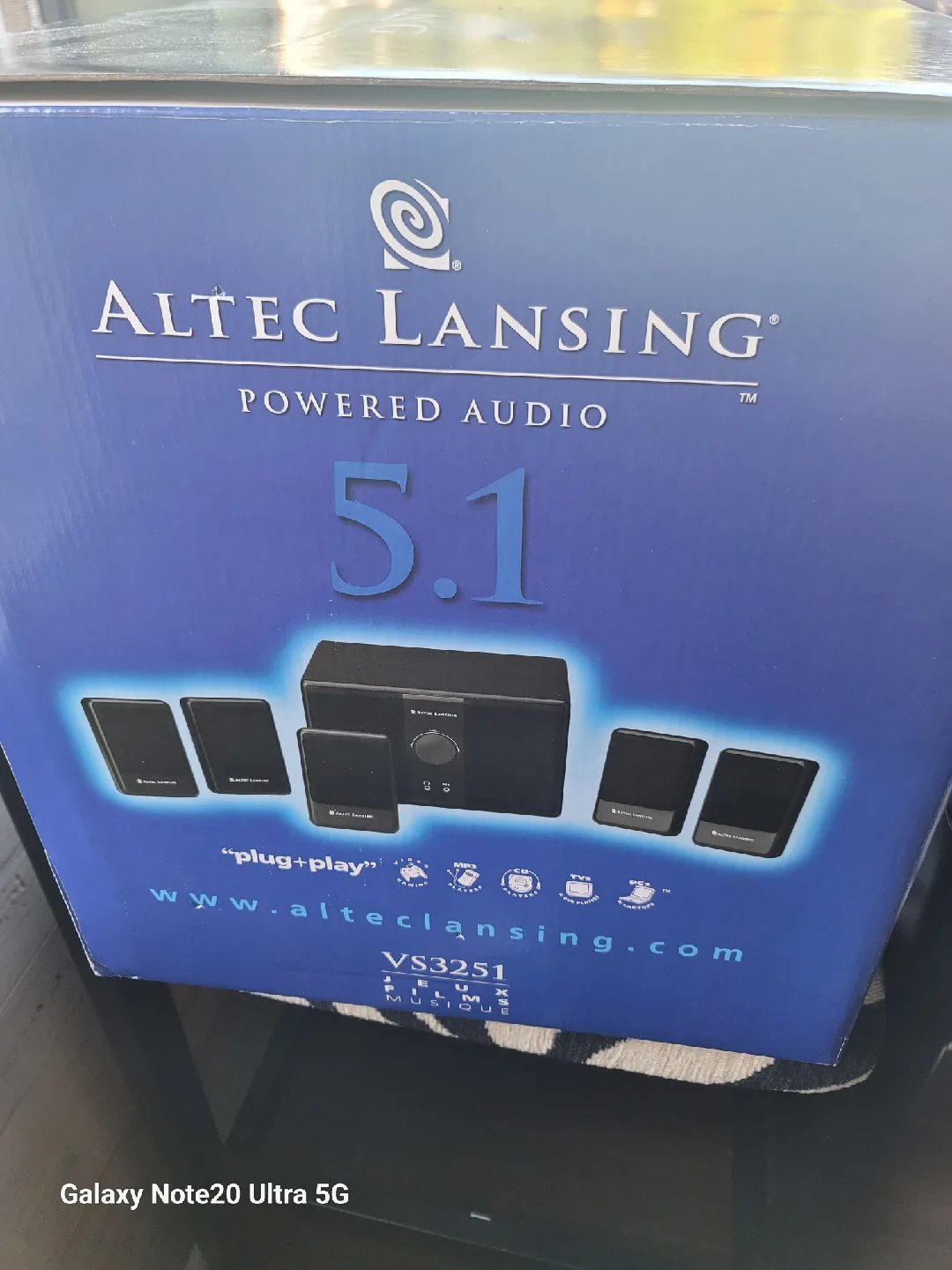 Altec Lansing VS3251 Powered Audio 5.1 Speakers thumbnail