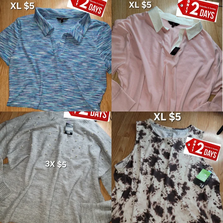 Assorted Women's Tops - Various Sizes thumbnail