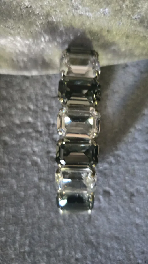 Grey & Clear Crystal Bracelet image indicator(2)