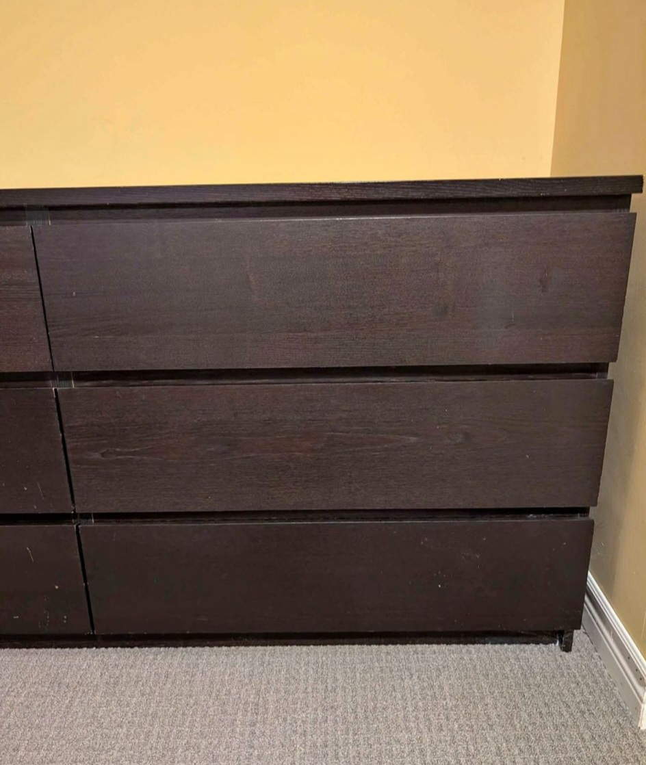 Ikea Malm 6-Drawer Dresser - Dark Brown - photo 3
