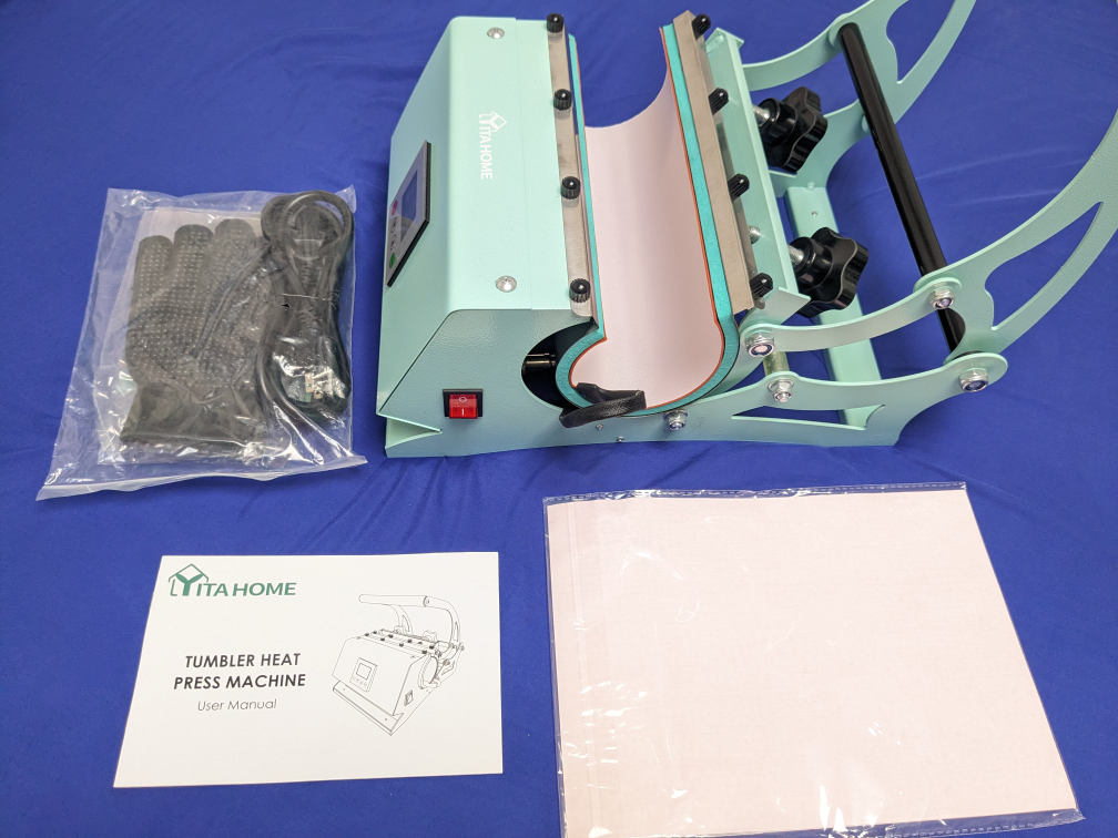 Tumbler Heat Press Machine with Heat Gloves - Tape - photo 3