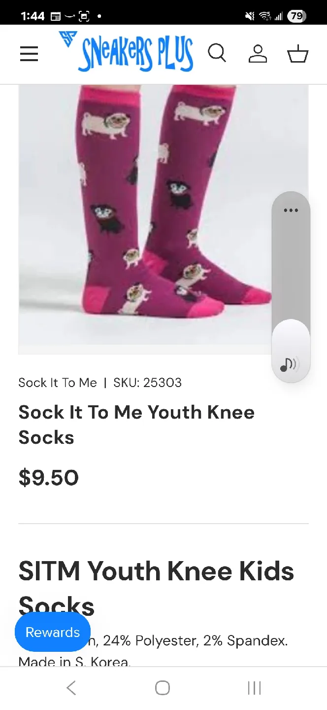 New Sock It To Me Youth Knee Socks (Size 8-13) thumbnail
