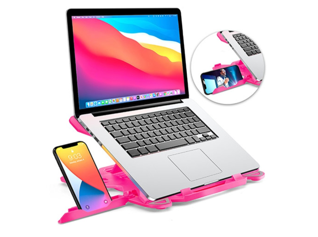 LifeLong Xtend Pink Laptop Stand - 11-17 inches - photo 2