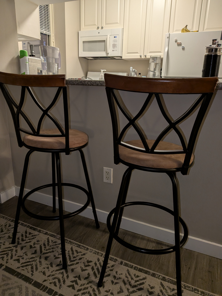 Set of Two Bar Stools