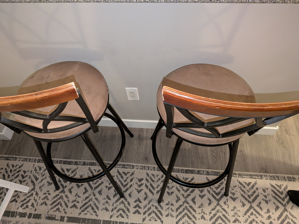 Set of Two Bar Stools - photo 2