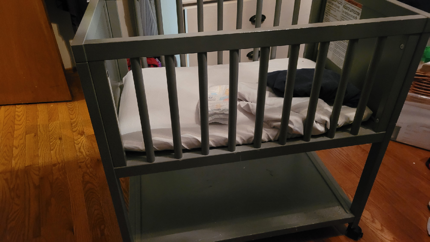 Bassinet with Wheels - Grey - photo 2