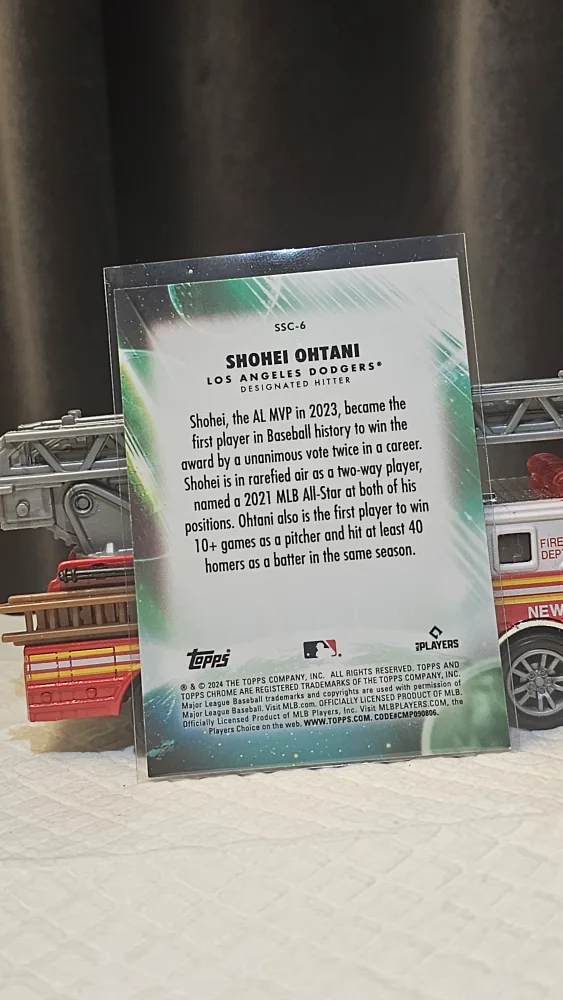 Shohei Ohtani Topps Chrome Baseball Card image indicator(2)