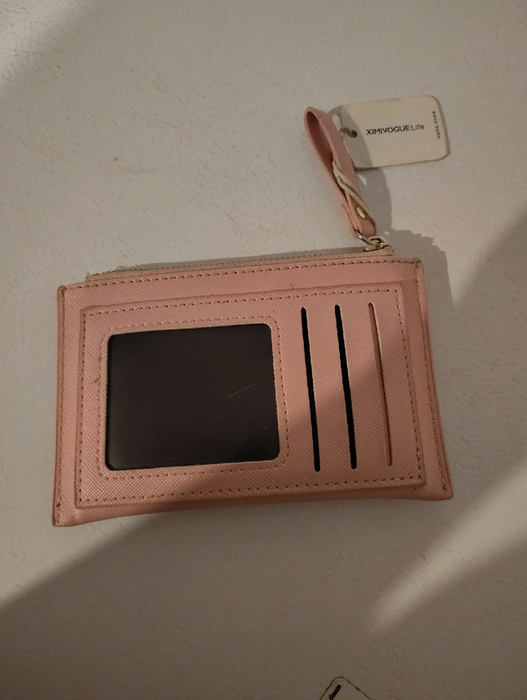 XIMIVOGUE LIFE Pink Card Holder Wallet thumbnail