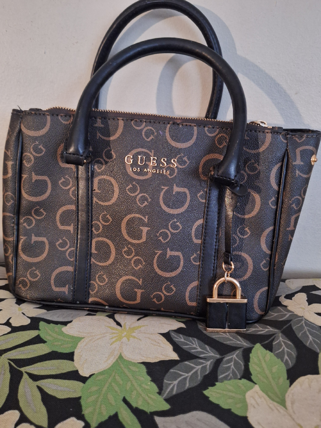 Guess Los Angeles Brown & Black Handbag - photo 2