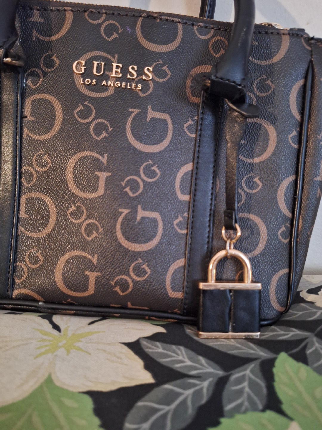 Guess Los Angeles Brown & Black Handbag - photo 3