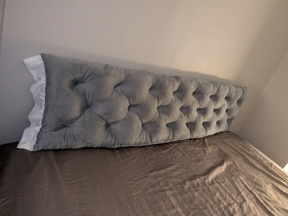 Gray Tufted Headboard thumbnail