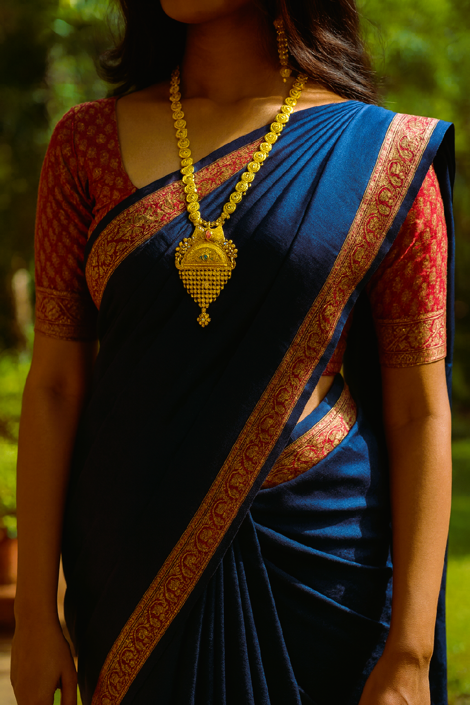 Gold Necklace & Earring Set - photo 3