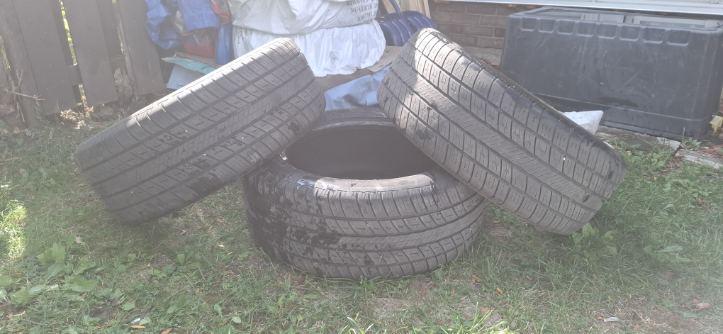 Used 255/55R18 105H Tires - Set of 3 - photo 4