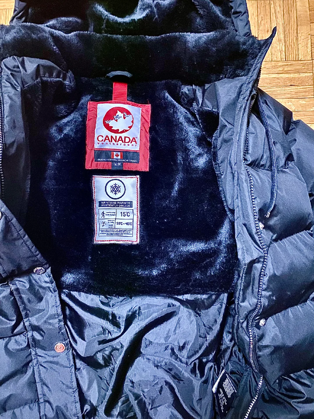 Canada Weather Gear - Puffer Parka Jacket, Size: M - NEW image indicator(6)