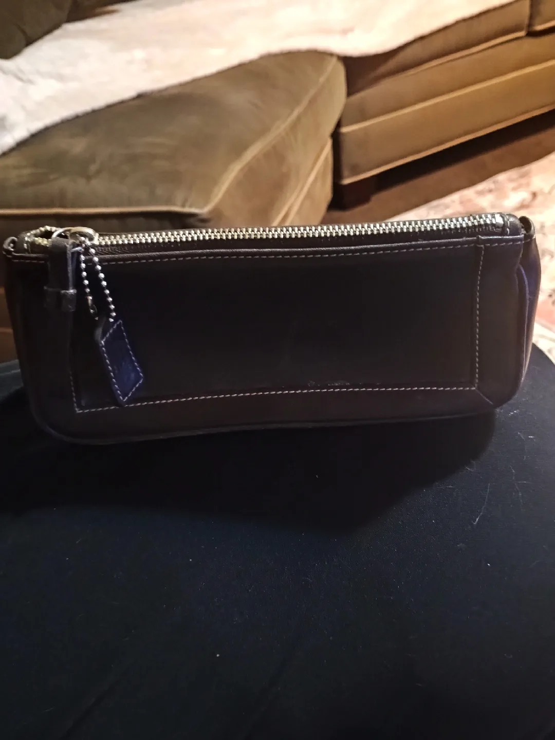 Coach Brown Leather Mini Bag thumbnail