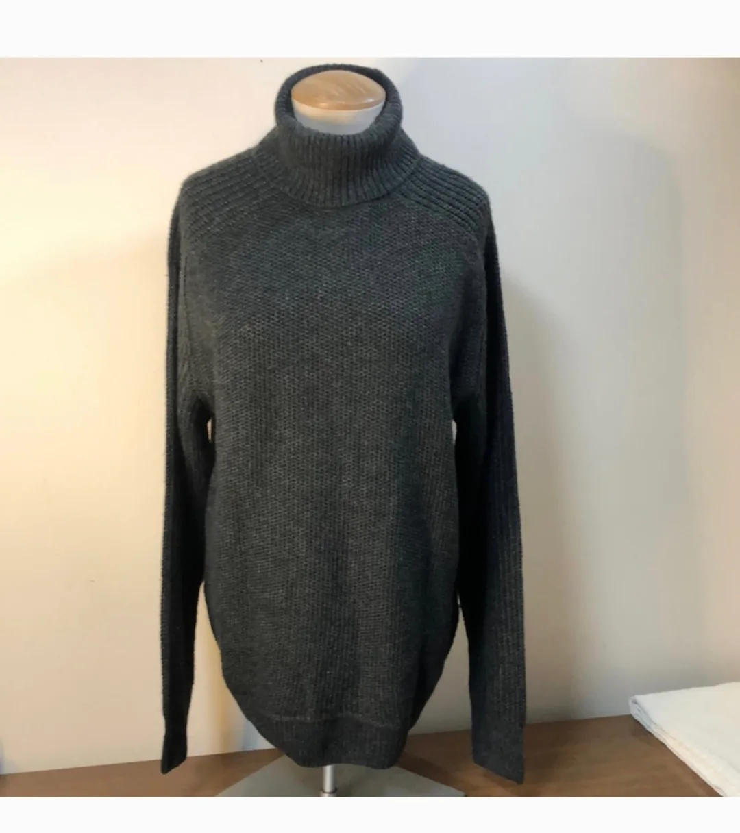 ladies  dark Grey sweater thumbnail