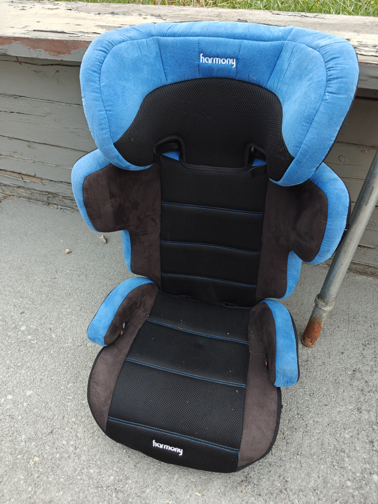 Harmony Youth Booster Car Seat - Blue & Black