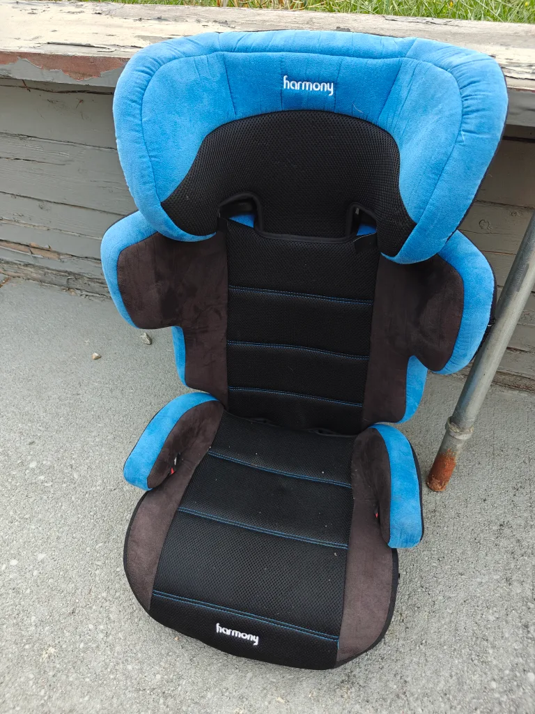 Harmony Youth Booster Car Seat - Blue & Black thumbnail