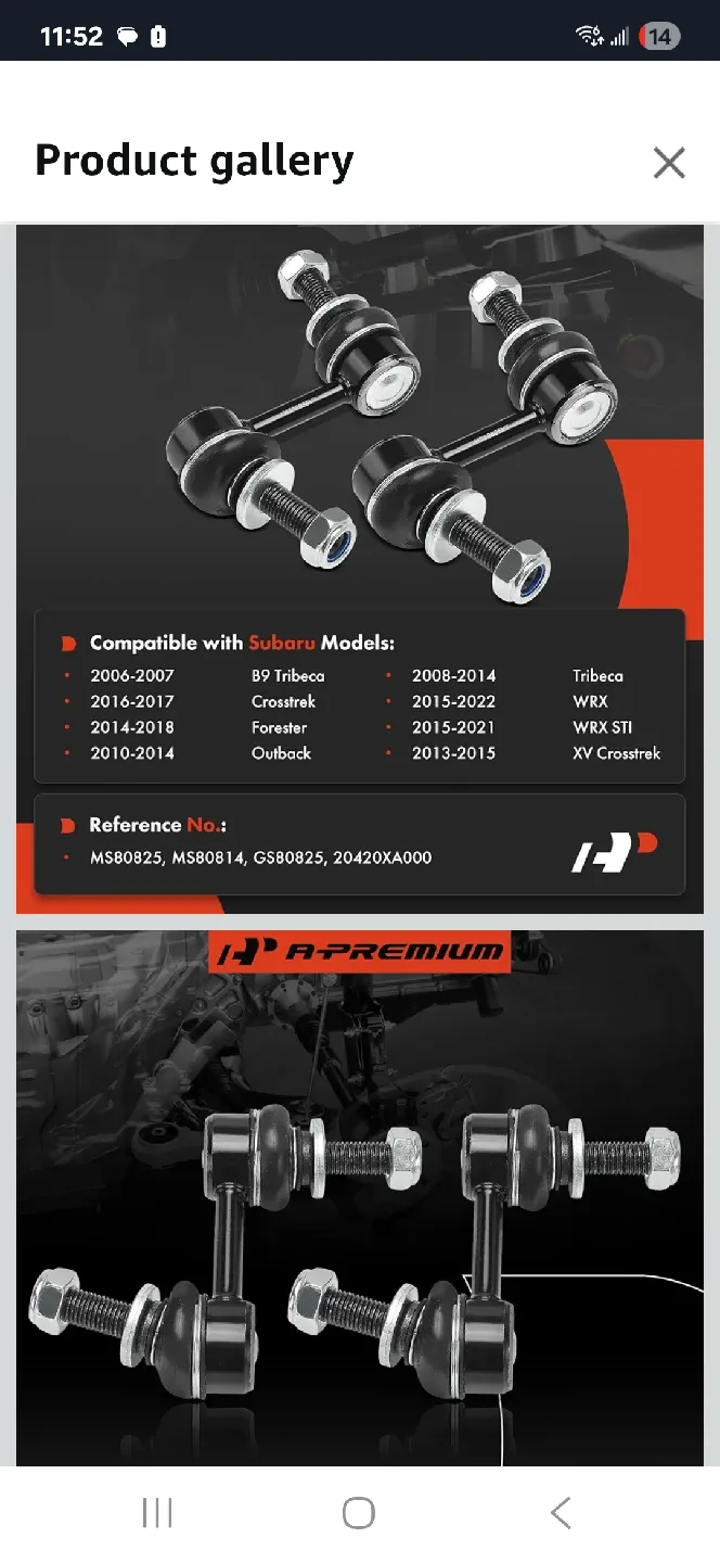 Control Arms image indicator(2)