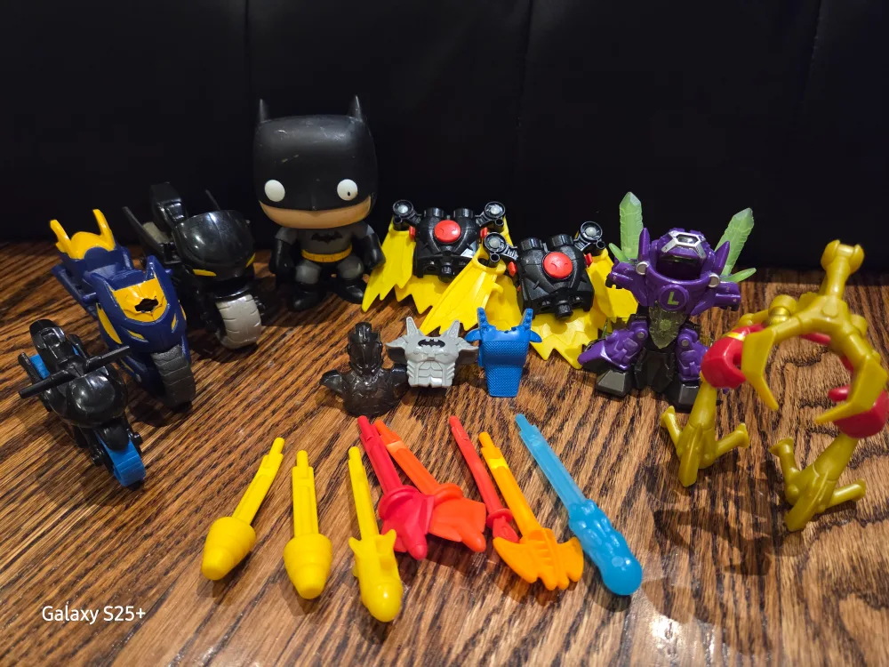 Batman Action Figures & Motorcycle Lot thumbnail